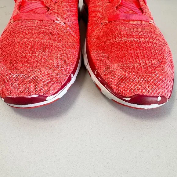 Nike Free TR Flyknit Womens Shoes Sneakers Size US 9 Orange Red Runners Jogging - Picture 7 of 16